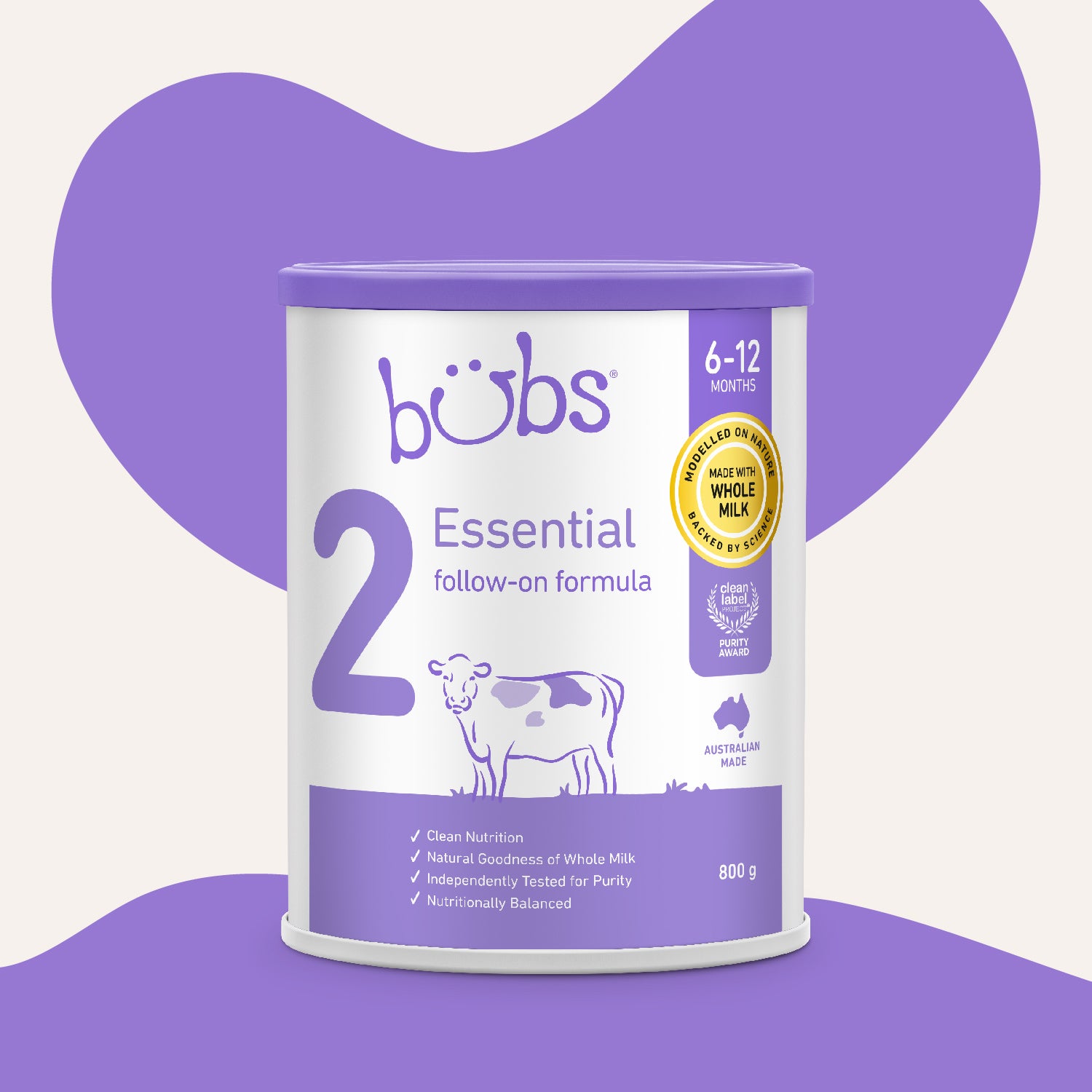Bubs Essential Cows Milk Follow-on Formula Stage 2 – Bubs Australia