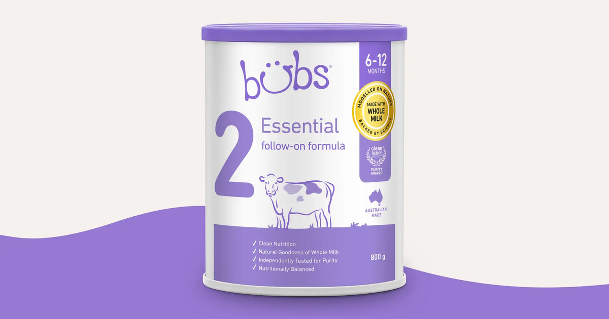 Bubs Essential Cows Milk Follow-on Formula Stage 2 – Bubs Australia