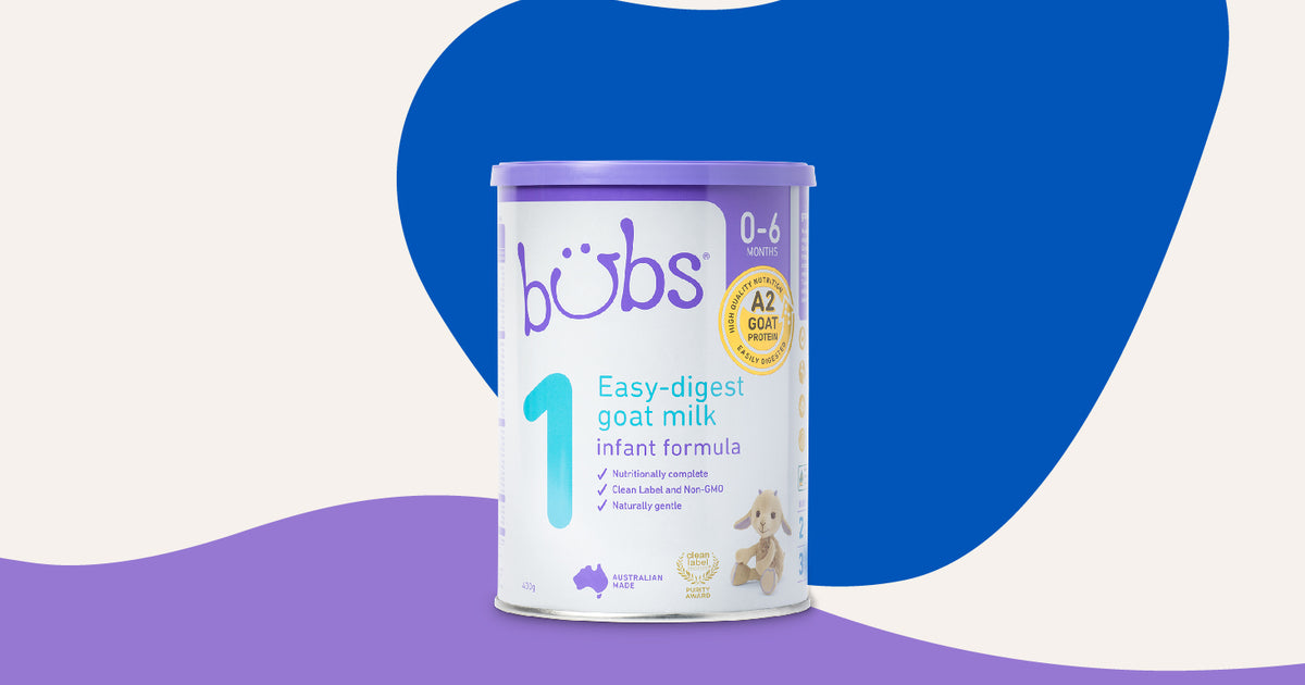 Bubs® Easy-digest Goat Milk Infant Formula Stage 1 - 400g – Bubs Australia