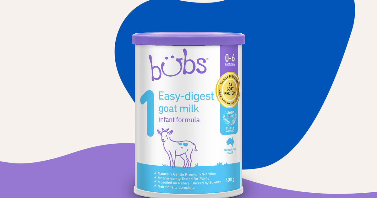 Bubs® Easy-digest Goat Milk Infant Formula Stage 400g – Bubs