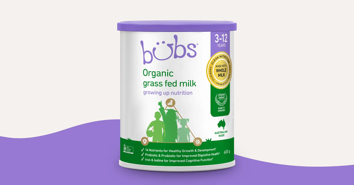 Bubs Organic® Grass Fed Milk Growing Up Nutrition – Bubs Australia