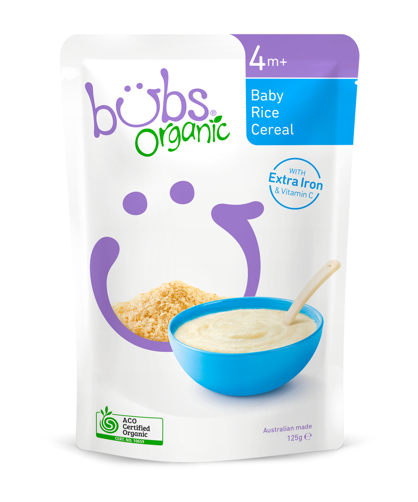 Bubs Organic Baby Rice Cereal Bubs Australia