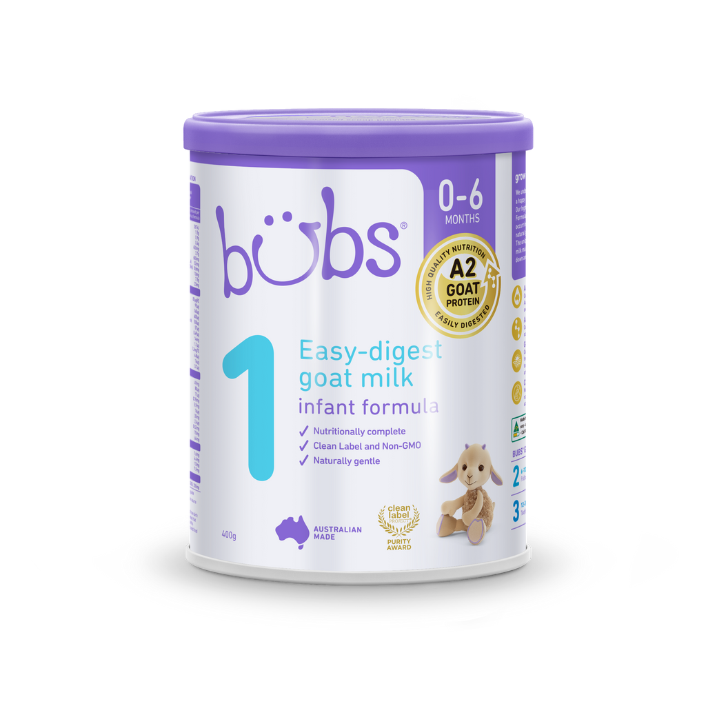 Bubs® Goat Milk Infant Formula Stage 1 400g Bubs Australia