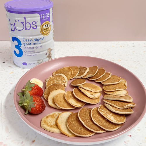 Bubs Banana Oat Pancakes