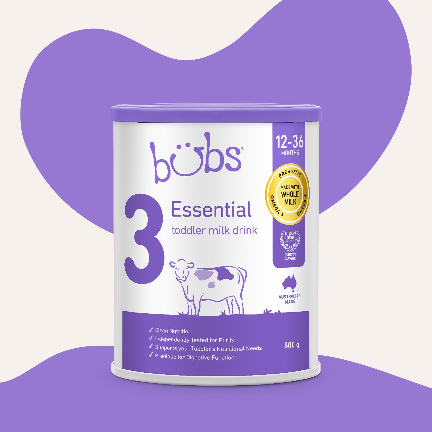 Bubs Essential Cows Milk Toddler Drink Stage 3 – Bubs Australia