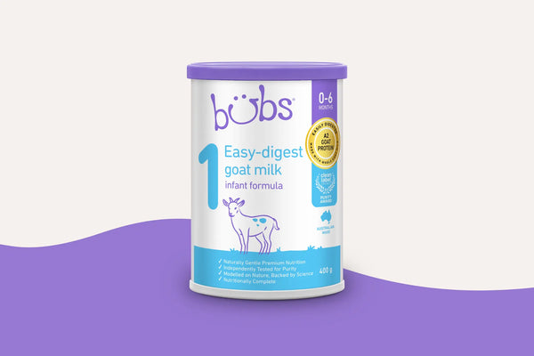 bubs Easy-digest goat milk 400g×6缶 Bubs® Easy-digest Goat Milk Infant Formula Stage 1 - 400g – Bubs