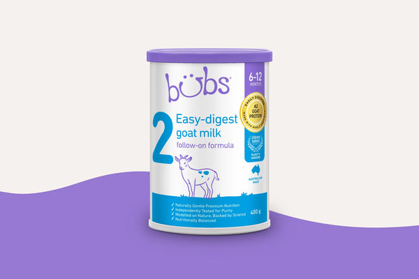 Bubs® Easy-digest Goat Milk Follow-on Formula Stage 2 - 400g