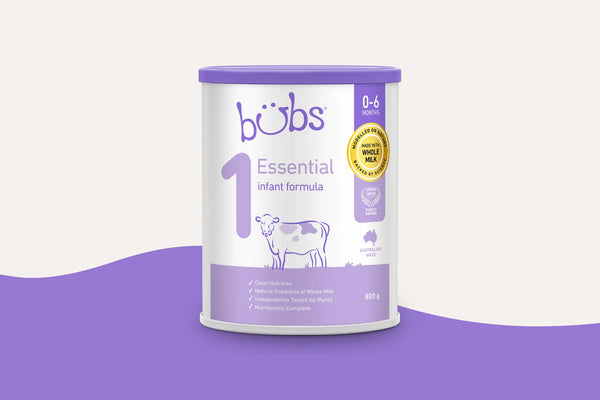Bubs Essential Cows Milk Infant Formula Stage 1 – Bubs Australia