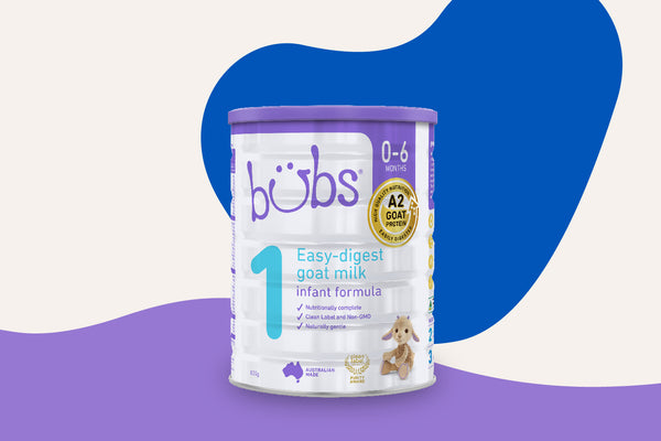 大人気の Bubs® Easy-digest Bubs – 1 Stage Formula Infant Milk Goat ミルク
