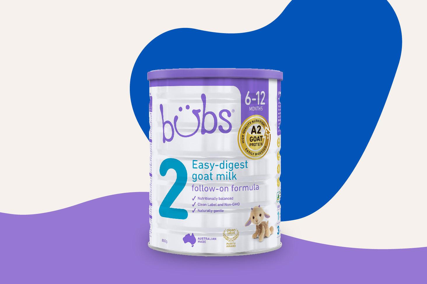 Bubs Easy Digest Goat Milk Follow on Formula Stage 2 Bubs Australia bubs-easy-digest-goat-milk-follow-on-formula-stage-2-bubs-australia
