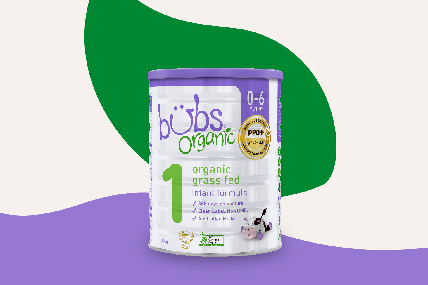 Bubs Organic® Grass Fed Infant Formula Stage 1 Bubs Australia