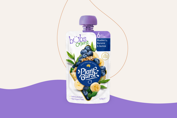 Organic Banana Blueberry Best Baby Food Pouches Piccolo Apple