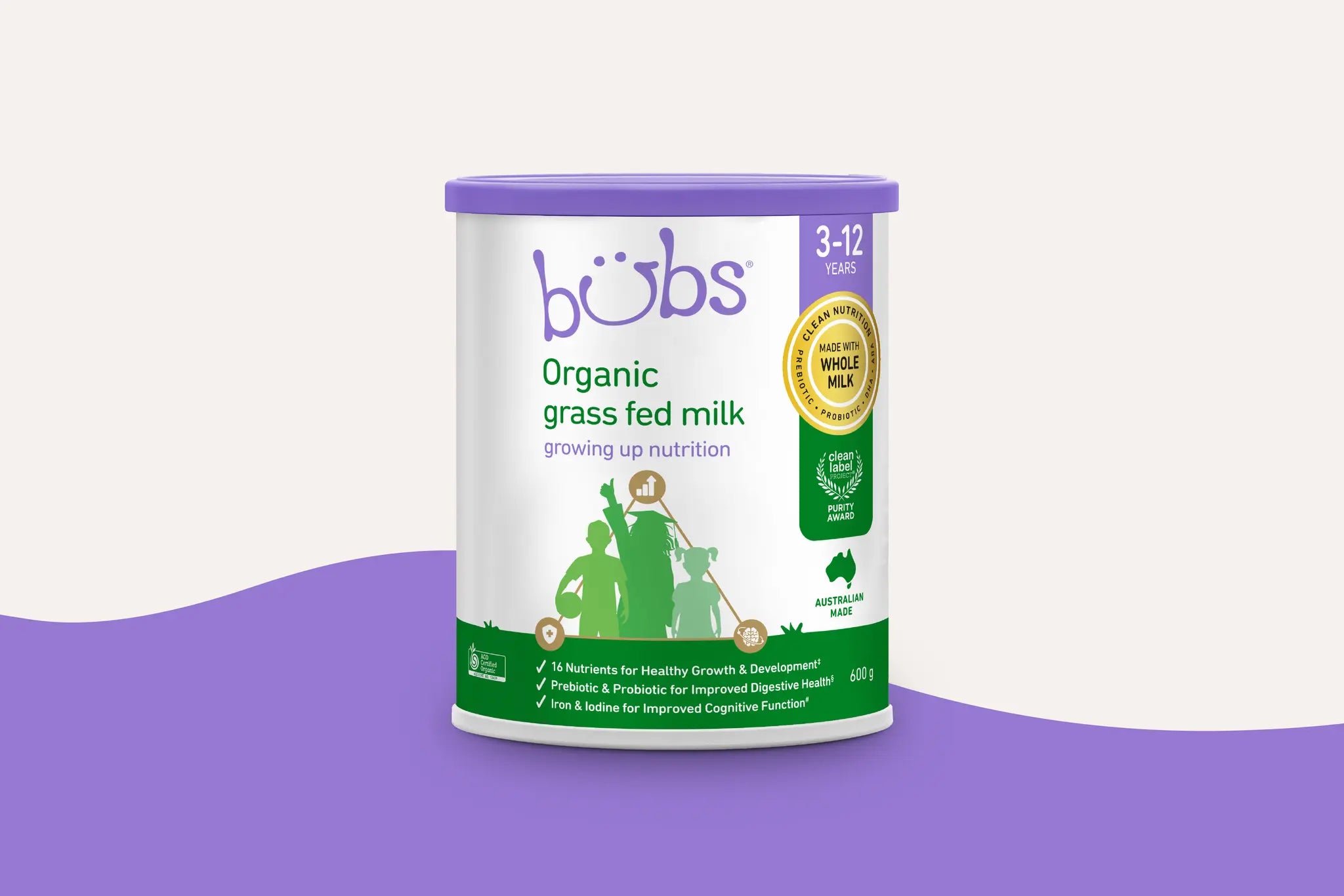 Bubs Organic® Grass Fed Milk Growing Up Nutrition – Bubs Australia