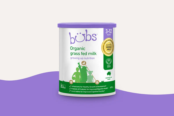 オーガニック粉ミルク| bubs Organic grass fed Bubs Organic® Grass Fed Milk Growing Up Nutrition – Bubs Australia