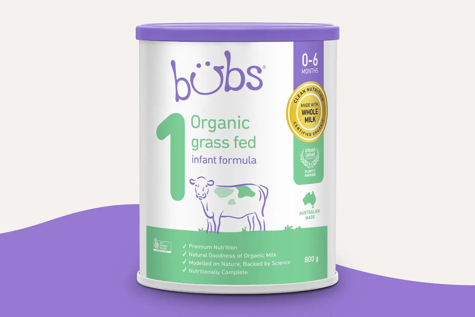 Bubs Organic® Grass Fed Infant Formula Stage 1 – Bubs Australia
