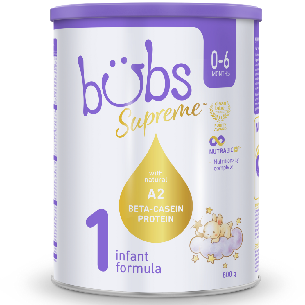 Bubs Supreme Infant Formula Stage 1 Bubs Australia Bubs Supreme Infant Formula Stage 1 Bubs Australia