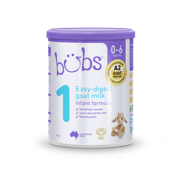 Bubs® Goat Milk Infant Formula Stage 1 - 400g