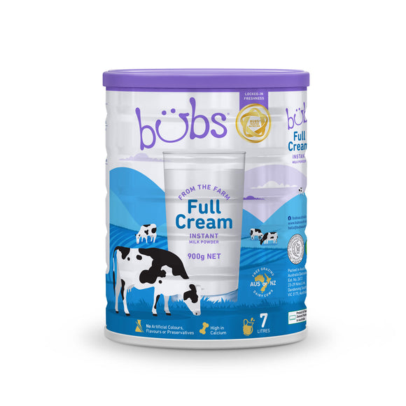 Bubs® Family Nutrition Whole Milk Powder Tin 900g