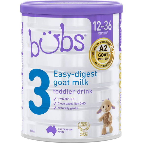 Bubs® Australian Goat Milk Toddler Drink Stage 3